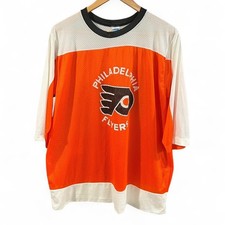 Vintage 1970s Philadelphia Flyers Mesh Jersey Champion Brand Size XL