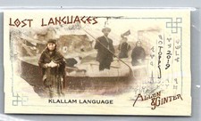 2019 Topps Allen & Ginter #LL-6 Klallam Language Lost Languages