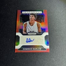 2022 Prizm Draft Dominick Barlow Sensational Signatures Red /199