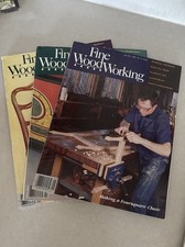 Lot of 3 Vintage Taunton's Fine Woodworking Magazines from 1980s