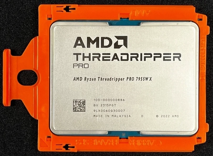 AMD Ryzen Threadripper Pro 7955WX CPU 16-Core 4,5GHz Sockel sTR5 Prozessor