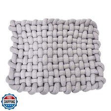 Wonder Space Knotted Braided Plush Mat, Baby Infant Newborn Sleeping Tummy Ti