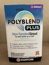 Custom Building Products PolyBlend Plus Non-Sanded Grout Brown Velvet 10 lbs