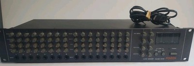 Fostex  2016 Line Mixer 16-Channel Vintage Professional Audio Rack Unit