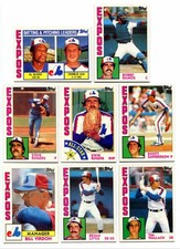 Lot Of (22) 1984 Topps Baseball Cards - Montreal Expos