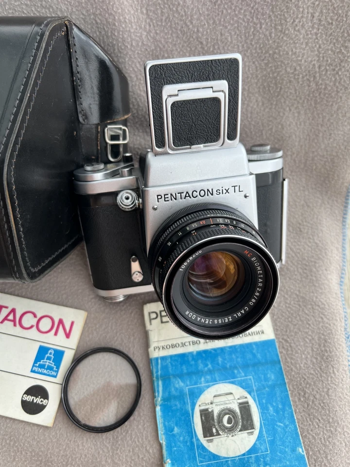 Pentacon Six TL Biometar 2,8/80 MC SLR Formato Medio 6x6 URSS Pentacon Six Mount Foto 4 de 4
