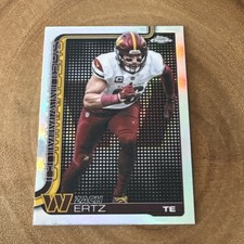2025 Topps Chrome Zach Ertz Lightboard Logo SP #297 Washington Commanders