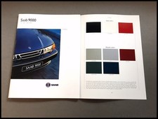 1995 Saab 9000 Cs Cse Cde Aero 62-page Original Car Sales Brochure Catalog