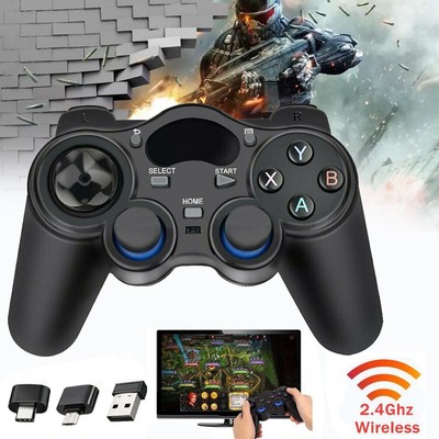 2.4G Wireless Gaming Controller Gamepad Joystick Wireless PC Gaming JoyPad +OTG