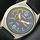 VINTAGE SEIKO AUTOMATIC 7009A JAPAN MENS FERRARI DIAL WATCH a700441-1