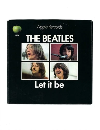 45 RPM PICTURE SLEEVE ONLY- NO RECORD- THE BEATLES- "LET IT BE"- APPLE 2764
