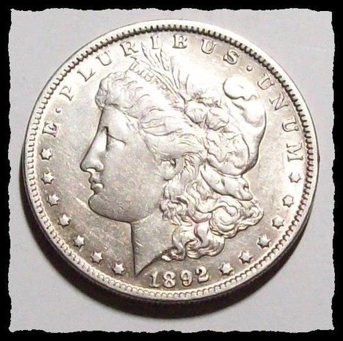 1892-O MORGAN DOLLAR  Nice SURFACES for the Grade #7D63 .900 FINE SILVER COIN