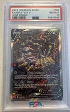 Giratina V (Alternate Full Art) 186/196 Swsh11: Lost Origin Holo PSA 10