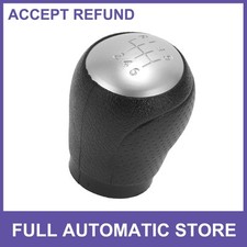 6 Speed Gear Shift Knob For Nissan Juke 2011-2013 Plastic Black Silver Tone New