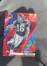 Wes Welker #205 Red Scope Prizm 2025 Panini Mosaic Football