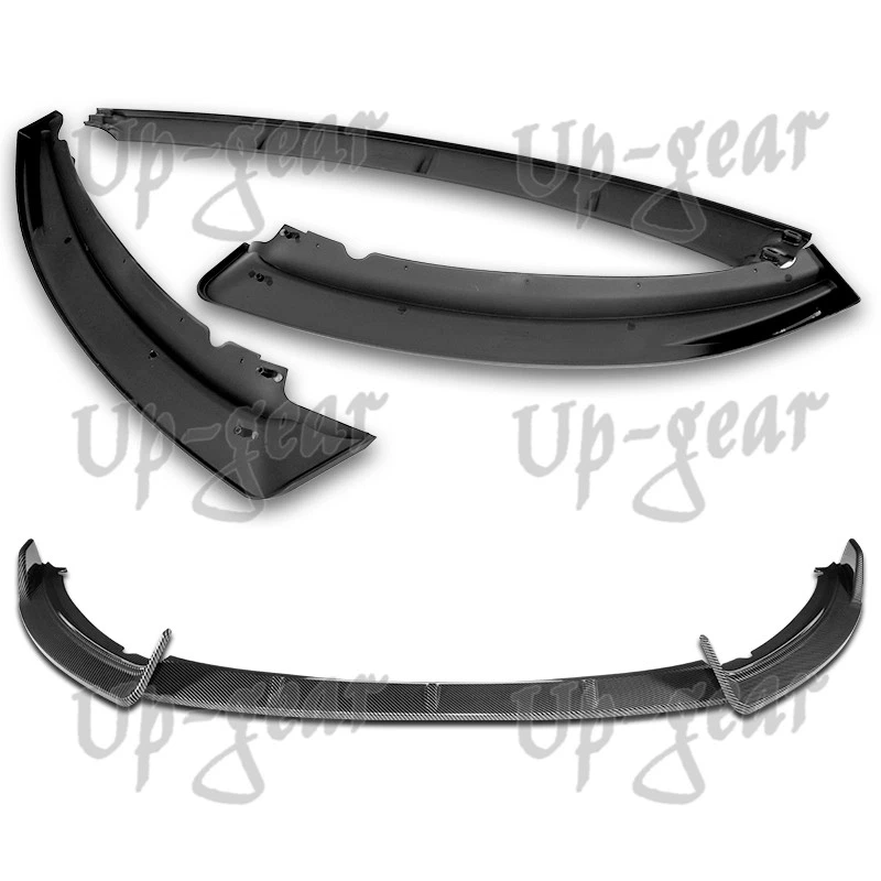 Parachoques delantero para Ford Focus ST GT 2012-2014 estilo carbono aspecto alerón labio Foto 4 de 4