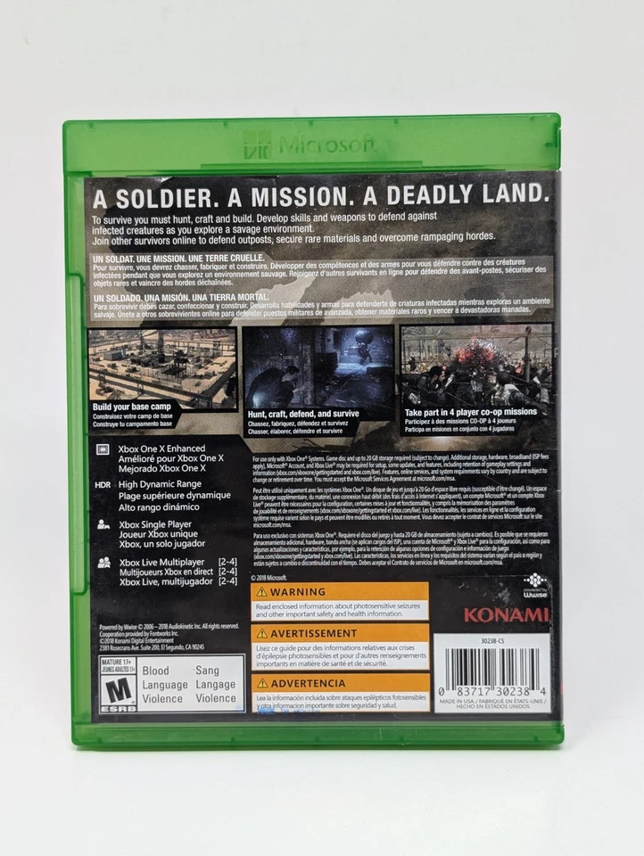 Metal Gear Survive (Microsoft Xbox One, 2018) - Image 2 of 3