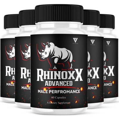 (5 Pack) Rhinoxx Advanced Performance, Rhinoxx Energy Capsules (300 Capsules)