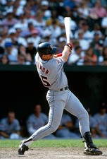 Tim Salmon California Angles bats v the Baltimore Orioles at an ML- Old Photo 5