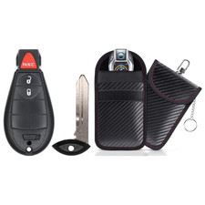 Key Fob Remote 2017 Dodge Grand Caravan FCC: IYZ-C01C MPN: 56  Protective Pouch