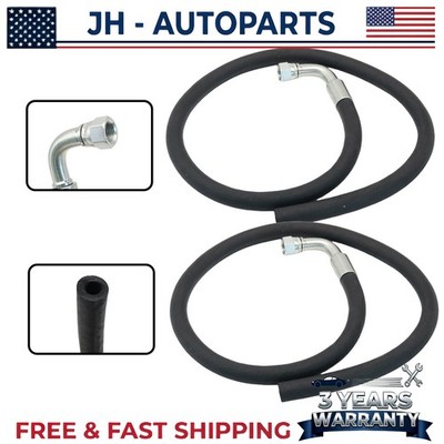 For Polaris 325 ATV's 5412110&5412039 9/16 in 90 Deg Swivel 2Pcs Oil Cooler Hose
