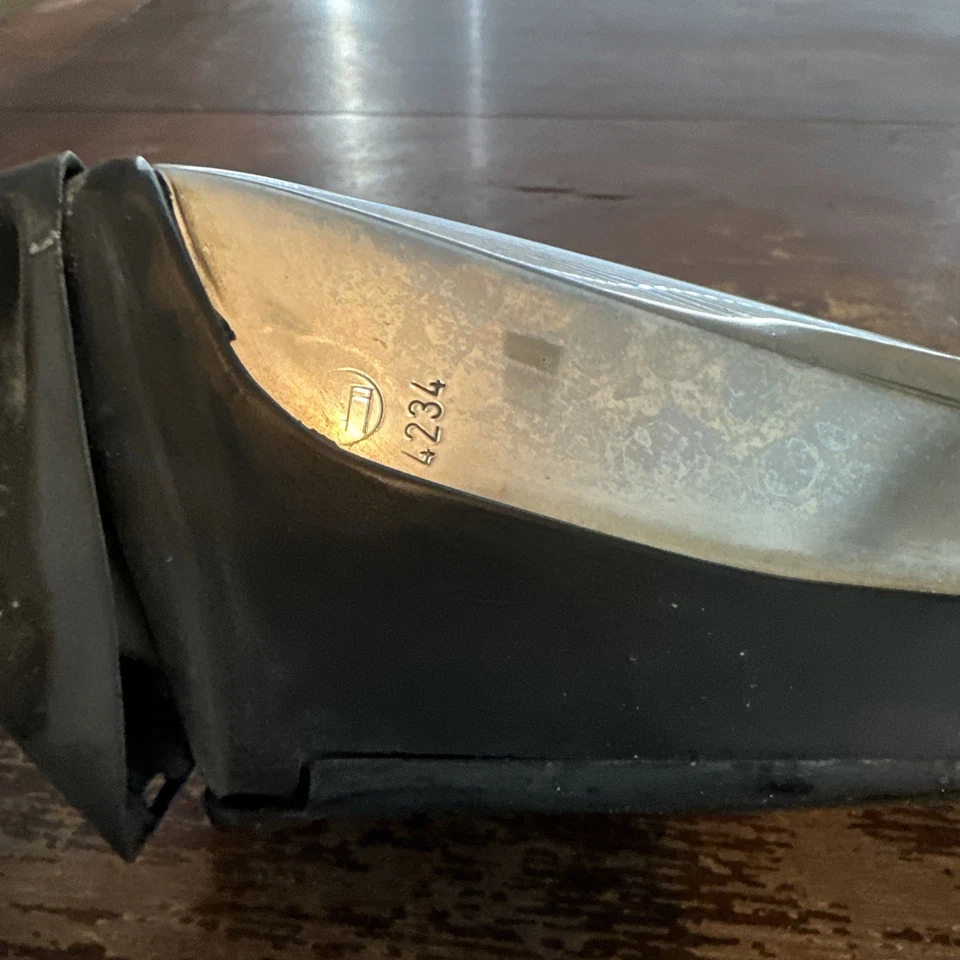 Espejo retrovisor lateral izquierdo cromado OEM MERCEDES-BENZ 560SL 380SL 1972-1988. U Foto 4 de 4