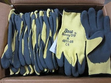 12 prs SHOWA-BEST 4811-08 Skinny Dip Aramid Rubber Coated Industrial Work Gloves