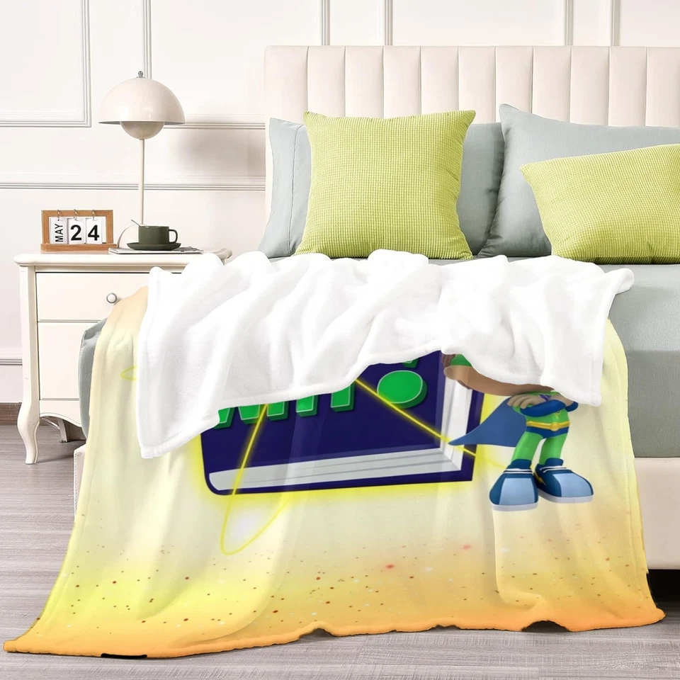 Super Soft Flannel Justin Time Throw Blanket for Bed Sofa All Season Gifts - Image 4 of 4