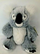 Webkinz Ganz Gray White Furry Koala Plush 7" HM113 With Code Stuffed Animal