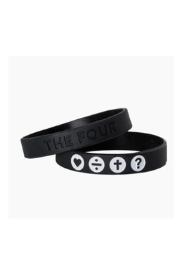 The Four Armband - schwarz 21 cm (*NEU*)(*OVP*)