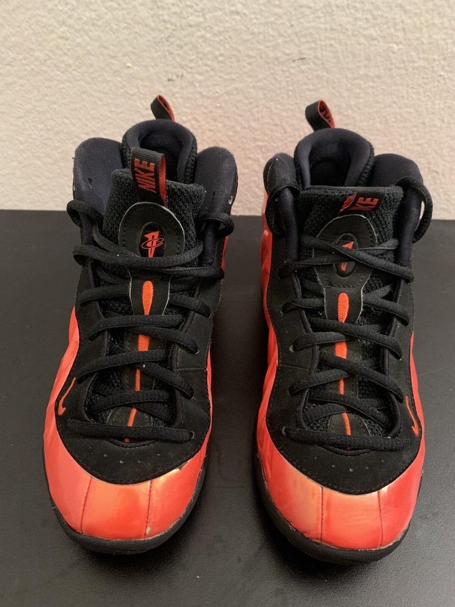 NIKE LITTLE POSITE FOAMPOSITE ONE HABANERO 723946-603 RED SZ 3Y | eBay