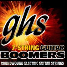 GHS Boomers Guitar Strings 7-String Roundwound Electric Medium Heavy 11-64