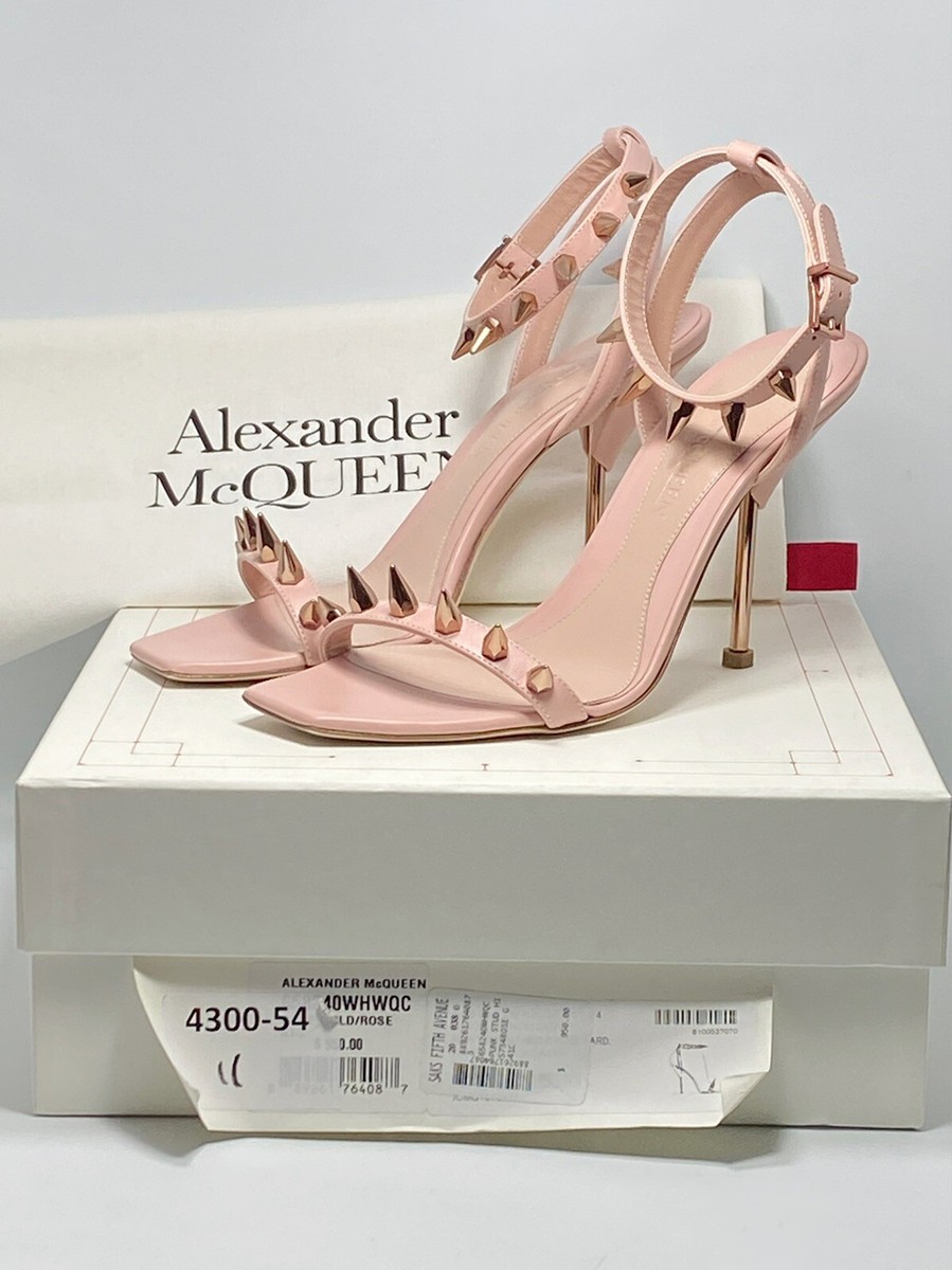 MCQUEEN 'Punk’ sandals Punk Sandals - Alexander Mcqueen - Leather - Black/Silver