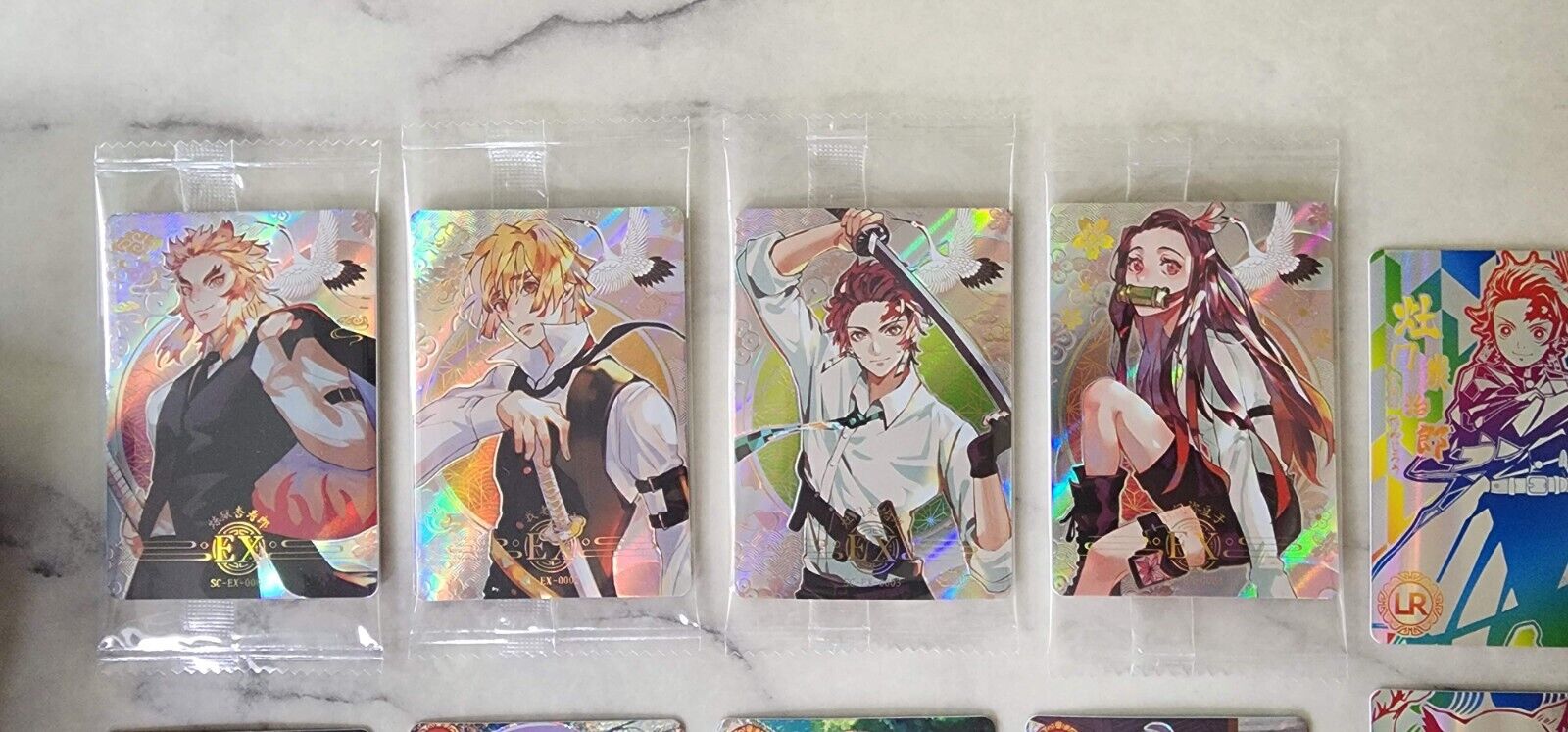 Demon Slayer CCG Trading Card Pack Anime Little Dino Series 4 Set