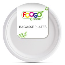 Strong Rigid Disposable Bagasse Plates for Picnic Party Eco Friendly Paper Plate