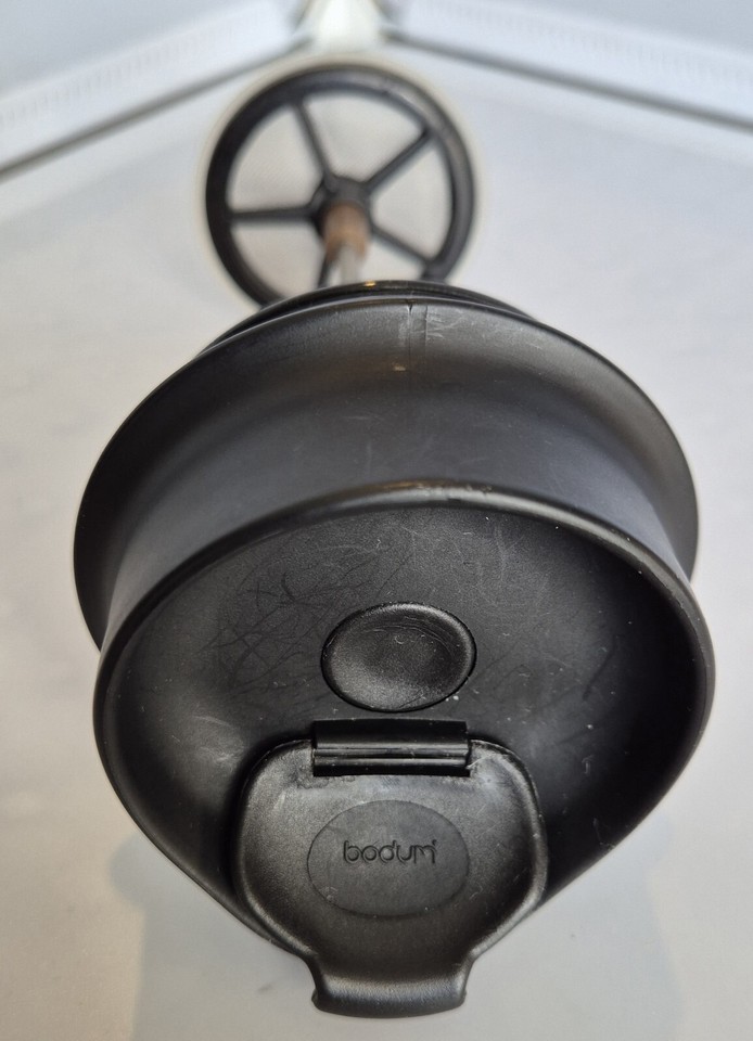 STARBUCKS BARISTA STAINLESS BODUM FRENCH PRESS TRAVEL MUG 16 oz. Pre