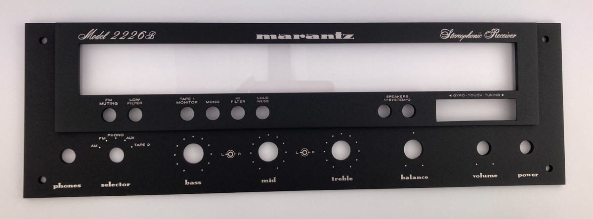 New! Marantz 2226B 2226 B Receiver Front Panel Faceplate (Face