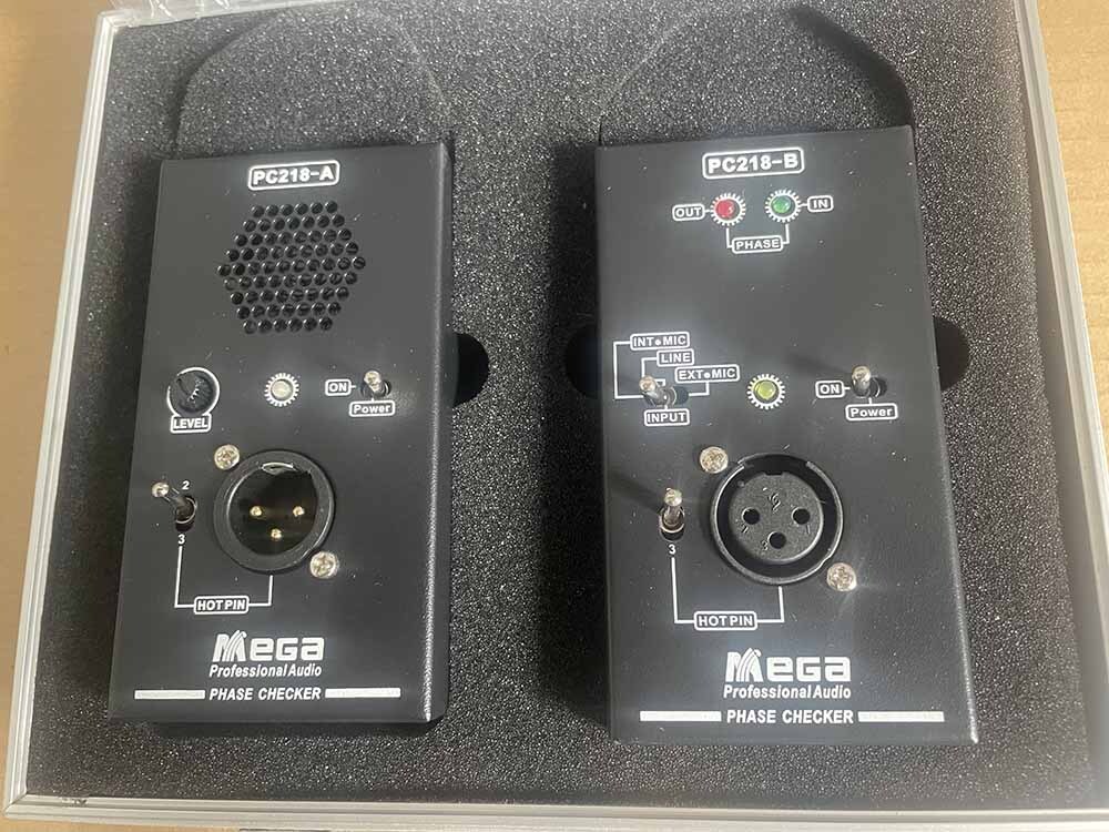 PC218 Audio Phase Polarity Checker Tester - For Speaker & Microphone Systems