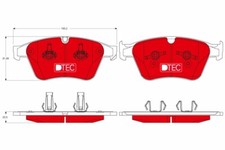 TRW GDB1794DTE Brake Pad Set, disc brake for MERCEDES-BENZ TRW GDB1794DTE Brake Pad Set, disc brake for MERCEDES-BENZ