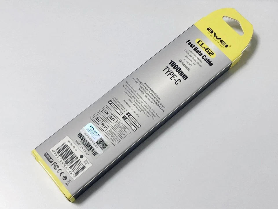 Awei CL-62 Data Cable 1m USB-A Type-C For iPhone 15 16 - Image 2 of 2