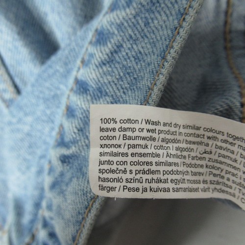 F&F Denim Jacket Womens 10 Blue Long Sleeve Pockets Medium Wash Cotton Casual - Picture 8 of 15