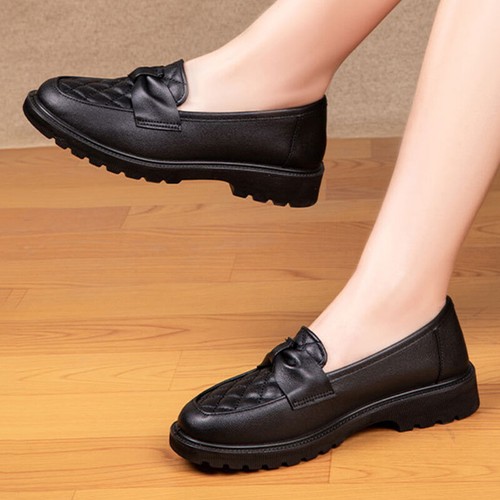 Mocasines para mujer sin cordones planos caminar damas cómodos transpirables barco zapato conducción - Imagen 12 de 20