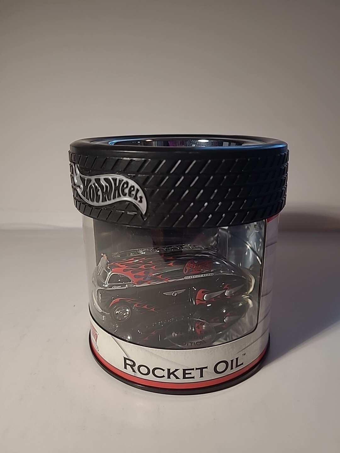Hot Wheels Rocket Oil Tanker 2004 Petersen Automotive Museum Oil Can Black1/5000