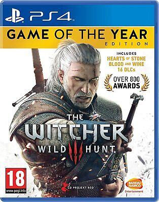 Witcher 3 Wild Hunt Game of the Year Edition Playstation 4 PS4 PS5