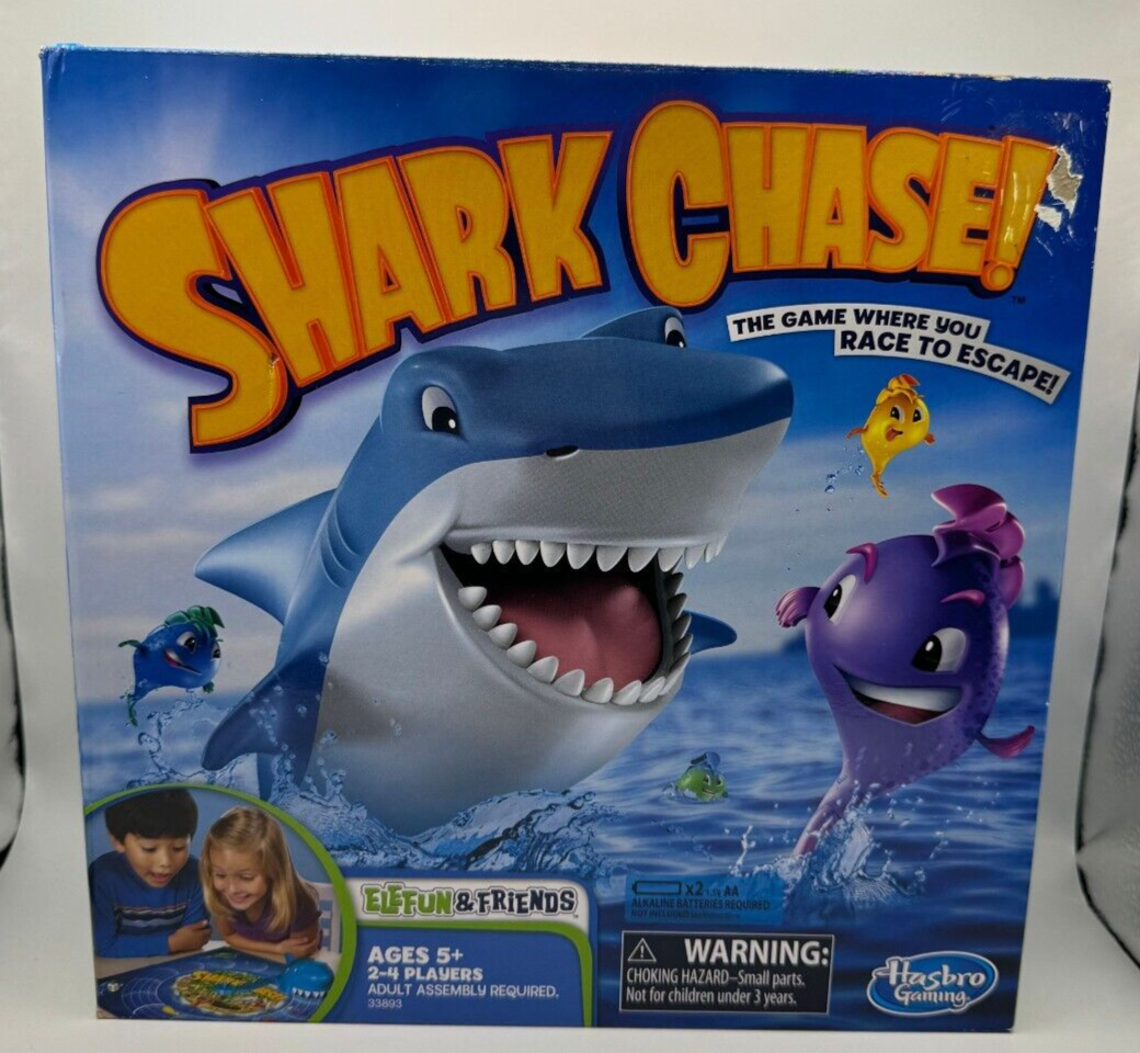 Shark Chase Board Game Hasbro Kids Family Fun - NEW (damaged box)