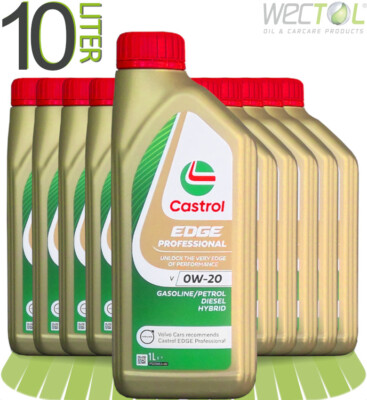 10x1 Liter Castrol Edge Professional V 0W-20 Titanium Volvo VCC RBS0-2AE