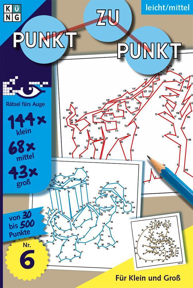 Thumbnail - Rätselbuch Punkt Zu Punkt 06 Rätsel Fürs Auge Taschenbuch 128 S.