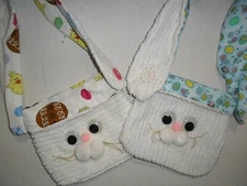 Handmade Easter Bunny Purse Tote Bag