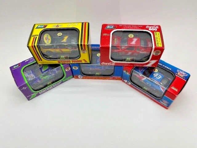 NASCAR Juego de 5 Revell 1:64 1997 #1 Park, #5 Labonte, #43 Hamilton, #1 Coca-Cola Foto 3 de 4