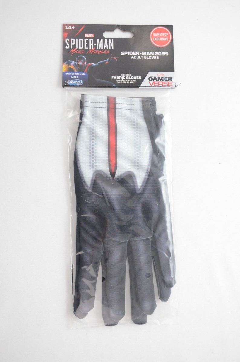 Marvel Spiderman 2099 Adult Gloves Black Red One Size Fits Most